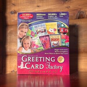 Art Explosion Greeting Card Factory Deluxe Version 7.0